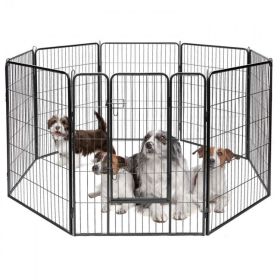 8 Metal Panel Heavy Duty Playpen Dog Fence Safety