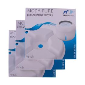 Pet Life Moda-Pure Filtered Fountain Replacement Filters 3 Pack