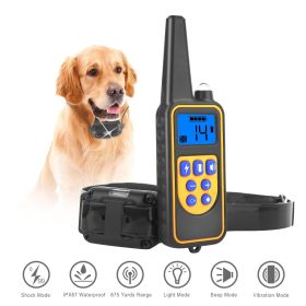 Dog Training Collar IP67 Waterproof Rechargeable Remote Control 4 Modes