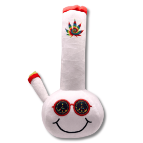 Novelty Billie Funny Squeaky Weed Dog Toy Cute Stuffed Parody Pot Bong Cool Plush 420 Gift
