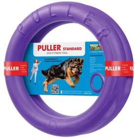 Puller Outdoor Dog Ring Toys Fetch Toy Outside Yard 2 Rings Frisbee Frizbee