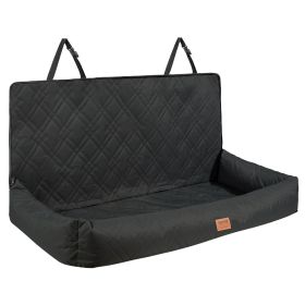 VEVOR Dog Car Seat Booster Bed Safe Travel Sofa Waterproof Removable Cover Adjustable Seat Belt Comfortable Portable Pet Carrier for Cars