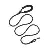 Reflective Dog Leash Heavy Duty Rope Soft Handle Tangle Free Swivel Clip Large Dogs Strength Control Reliable Tangle-Free