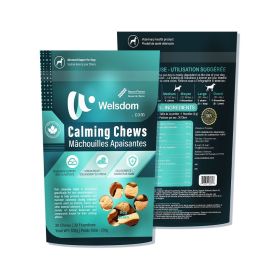 Natural Dog Calming Chews Anxiety Relief Behavior Tasty Tablet