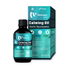 Welsdom Calming Oil Liquid Supplement Dogs Natural Stress Relief Emotional Support Easy Oral Administration Daily Calming Wellness