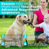 Welsdom Total Health Advanced Liquid Supplement Dogs Calmness Support Joint Health Essential Minerals Bacon Flavor Daily Wellness Formula