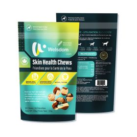 Skin Health Chew Dog Supports Coat Tablet Antioxidants