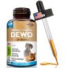 DEWO Natural Parasite Support Digestive Care Drops Probiotic Fiber Enzyme Formula Immune Health Gut Balance Gentle Worm Remova Daily Dog