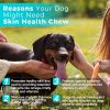 Welsdom Skin Health Support Chewable Tablets Dogs Omega 3 Vitamins Minerals Antioxidants Healthy Skin Coat Daily Wellness Supplement