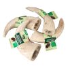 Water Buffalo Horn Inner Core Dog Chew 100 Percent Natural High Protein Long Lasting Grain Free Dental Support Design