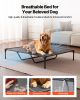 Elevated Dog Bed Metal Frame Cooling Cot Large Dogs Breathable Mesh Indoor Outdoor Use Comfort Reinforced Steel