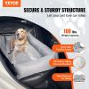 VEVOR Dog Car Seat Booster Bed Waterproof Sofa Safe Travel Adjustable Seat Belt Removable Cover Comfortable Portable Pet Car Bed