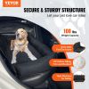 VEVOR Dog Car Seat Booster Bed Safe Travel Sofa Waterproof Removable Cover Adjustable Seat Belt Comfortable Portable Pet Carrier for Cars