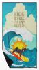 Caroline’s Treasures Surfer Dog Black Pug Beach Towel Oversized Plush Quick Dry Premium Bath Pool Blanket Vibrant Soft Design