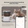 LAMPICK Smart Automatic Dog Feeder WiFi App Controlled Dual Power 4L Food Dispenser Indoor Dry Food Pet Feeder