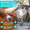 Herbal Harmony Advanced Liquid Supplement Stress Relief Vitality Immune Support Healthy Skin Dogs Daily Wellness Multivitamin Formula