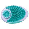 Pet Life Swasher Bath Brush Shampoo Dispensing Massage Scrubber One Handed Gentle Durable Ergonomic Bathing Tool