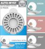 Pet Life Auto Myst Replacement Filters Six Pack Multi Layer Design Hydration Support Impurity Reduction Clean Water Daily Fountain