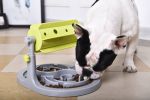 Pet Life Roto Paw Dog IQ Training Interactive Rotating Slow Dog Feeder Treat Dispensing Puzzle Enrichment Play