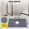 Waterproof Pet Wash Station Kit Indoor Dog Shower Base Drainage System Easy Install Leakproof Grooming Area Setup
