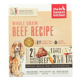 The Honest Kitchen Grain Free Beef Natural Dry Dog Food Case 6 Non GMO Real Ingredients High Quality Nutrient Rich Balanced Wellness