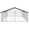 Outdoor Dog Kennel Roof Safety Versatile Sturdy Exercise Training Secure Containment Yard Use