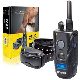 Dogtra 280C Compact Waterproof Training E-Collar with LCD Display and Rapid Charge Batteries
