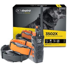 Dogtra 3502X Dual Dial Expandable Remote Training Collar 1.5 Mile Range Waterproof High Performance Pager