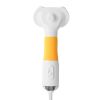 Dog Hair Dryer Low Noise 600W 3 Temp Adjustable Slicker Brush Yellow CCS