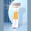 Dog Hair Dryer Low Noise 600W 3 Temp Adjustable Slicker Brush Yellow CCS