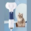 Dog Hair Dryer Low Noise 600W 3 Temp Adjustable Grooming Navy CCS