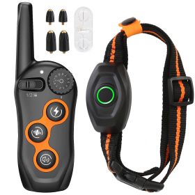 Long-Range Wireless Dog Training Collar Remote Beep Vibration Shock Modes Rechargeable Safety Weather-Resistant