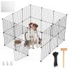 Playpen Dog Metal Small Medium Puppy Cage Wire Fence Door
