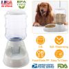 Dog Feeder Self-Dispensing Gravity Food Dispenser Automatic PP Detachable Easy Cleaning Convenient Durable