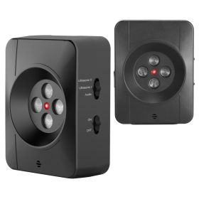 Ultrasonic Anti Bark Device Outdoor IP45 3 Frequency Rechargeable Fence Tree Home Dog House Instant Puppy