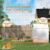 Dog Kennel Galvanized Chain Link With Roof Cover 20x8x8 Feet CCS