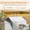 Dog Kennel Galvanized Chain Link With Roof Cover 20x8x8 Feet CCS