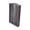 Dog Gate Freestanding Folding Wooden Barrier Doorways Stairs CCS
