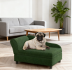 Dog Bed Elevated Soft Cushion Couch W/Storage Green CCS