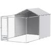 Dog Kennel Chain Link UV-Resistant Cover 13.1' x 7.5' x 7.5' CCS