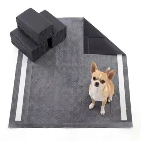 Charcoal Dog Pee Pads 6 Layers Disposable 24x24 Inch 150 Ct CCS
