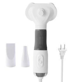 Dog Hair Dryer Low Noise 600W 3 Temp Adjustable Grooming Gray CCS