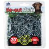 Prevue Tie-Out Chain Heavy Duty 20 Foot Welded Steel Links Tangle Resistant Swivel Snaps