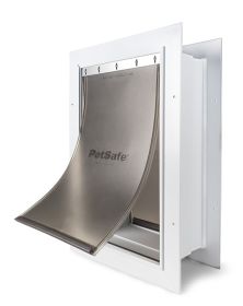PetSafe Wall Entry Dog Door Large Telescoping Tunnel Double Flap Locking