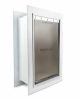 PetSafe Wall Entry Dog Door Small Telescoping Tunnel Double Flap Locking