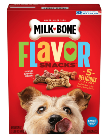 Milk-Bone Flavor Snacks Crunchy Flavored Dog Biscuits 24 oz Box