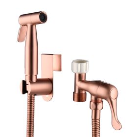 Dog Grooming Sprayer Handheld Toilet Bidet Spray Gun Rose Gold CCS