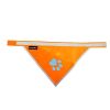 Safetypup XD Orange Dog Bandana High Visibility 3M Reflective Trail Safety Small
