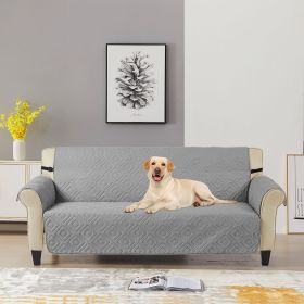 Sofa Cover 3 Cushion Couch Protector Straps Water Resistant CCS