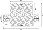 Sofa Cover 3 Cushion Couch Protector Straps Water Resistant CCS